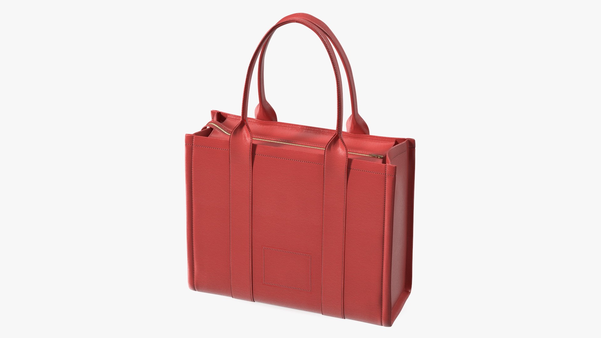 3D Designer Leather Bag Red TurboSquid 2155415