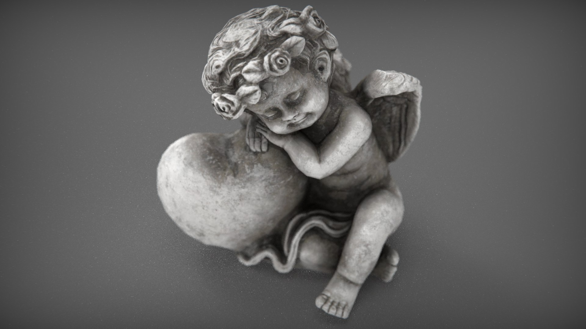 Angel With Heart 3D Model - TurboSquid 1906071