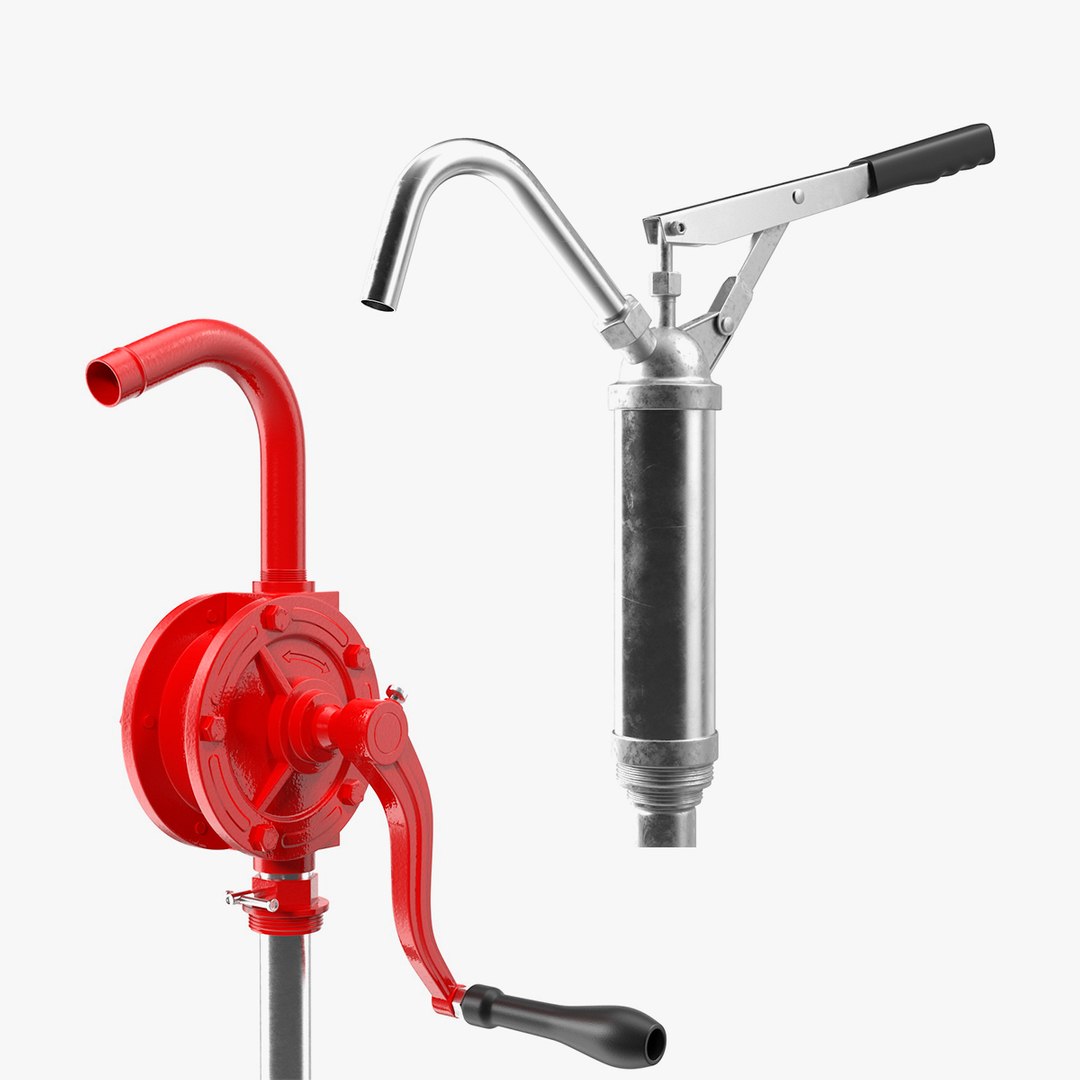 Barrel Pumps Collection 3D model preview