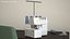 Compact Serger Overlock Machine with Thread Spools