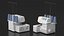 Compact Serger Overlock Machine with Thread Spools
