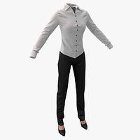 Womens Shirt and Slacks