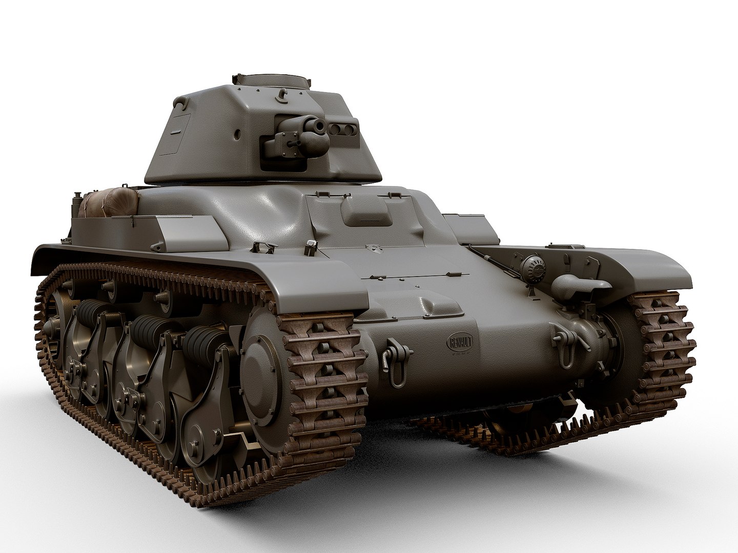 3D Panzerkampfwagen 35R 731 F Captured Renault R35 Model - TurboSquid ...