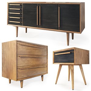 Dresser, sideboard, nightstand Bruni by Etg-Home