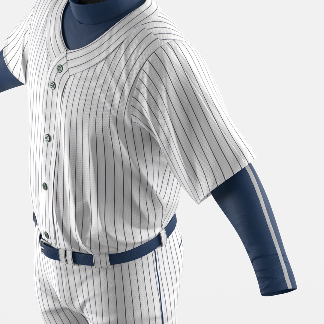 Baseball Player Outfit Generic 3D Model $89 - .3ds .c4d .fbx .ma