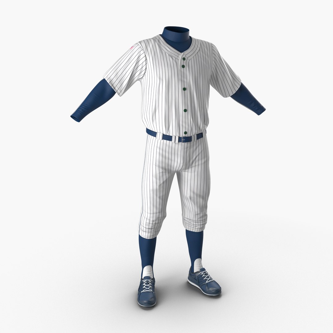 Baseball Player Outfit Generic 8 3D model preview