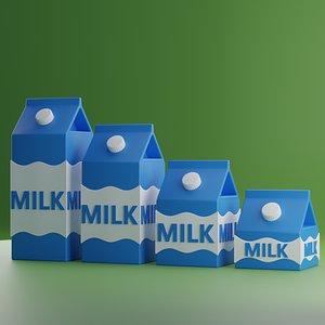 Cartoon Milk Box Collection