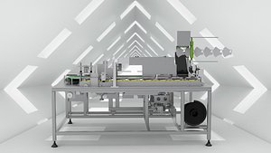 Mask bagging machine 3D