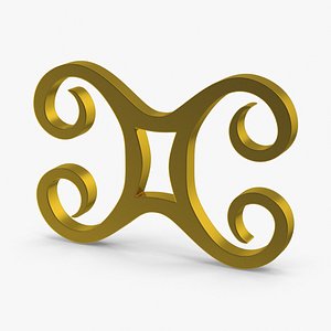 astrological signs zodiac gemini 3d max