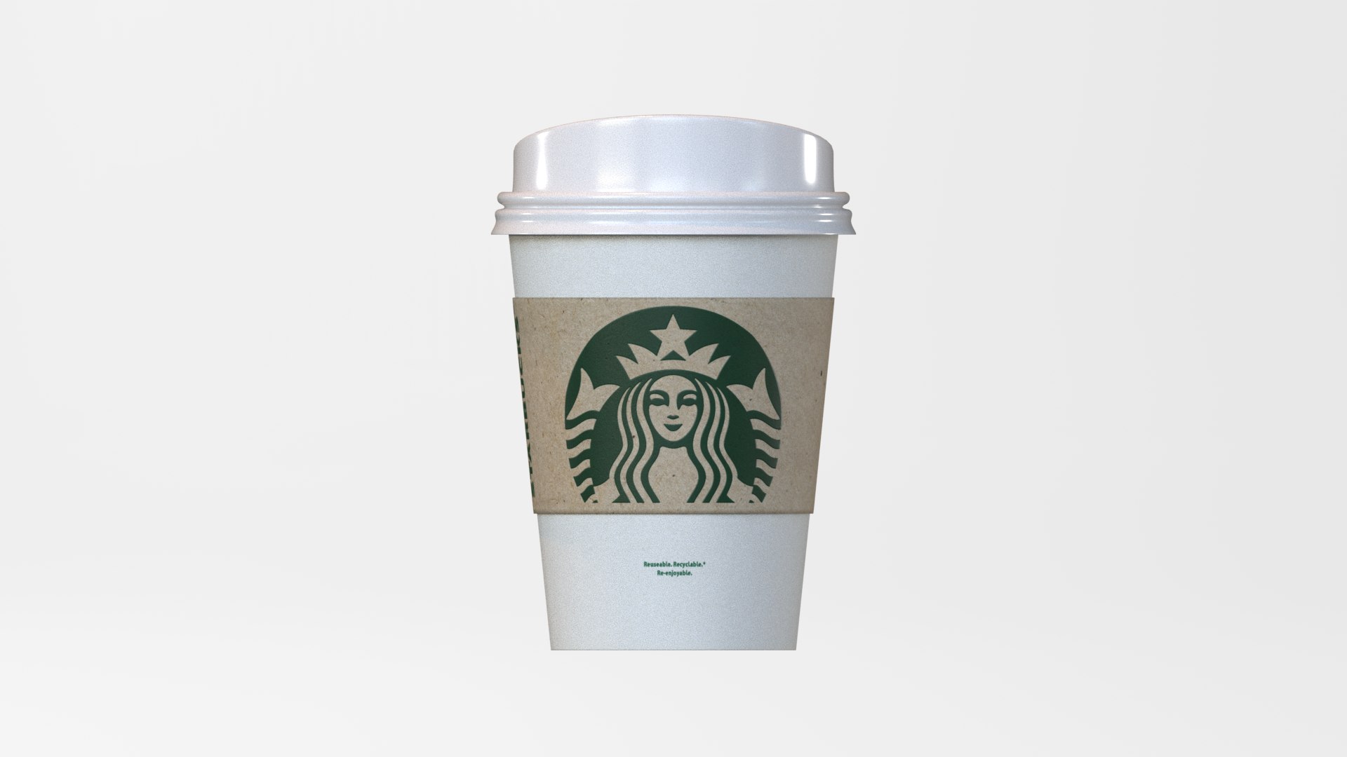 3D Cup Realistic Real - TurboSquid 1445111