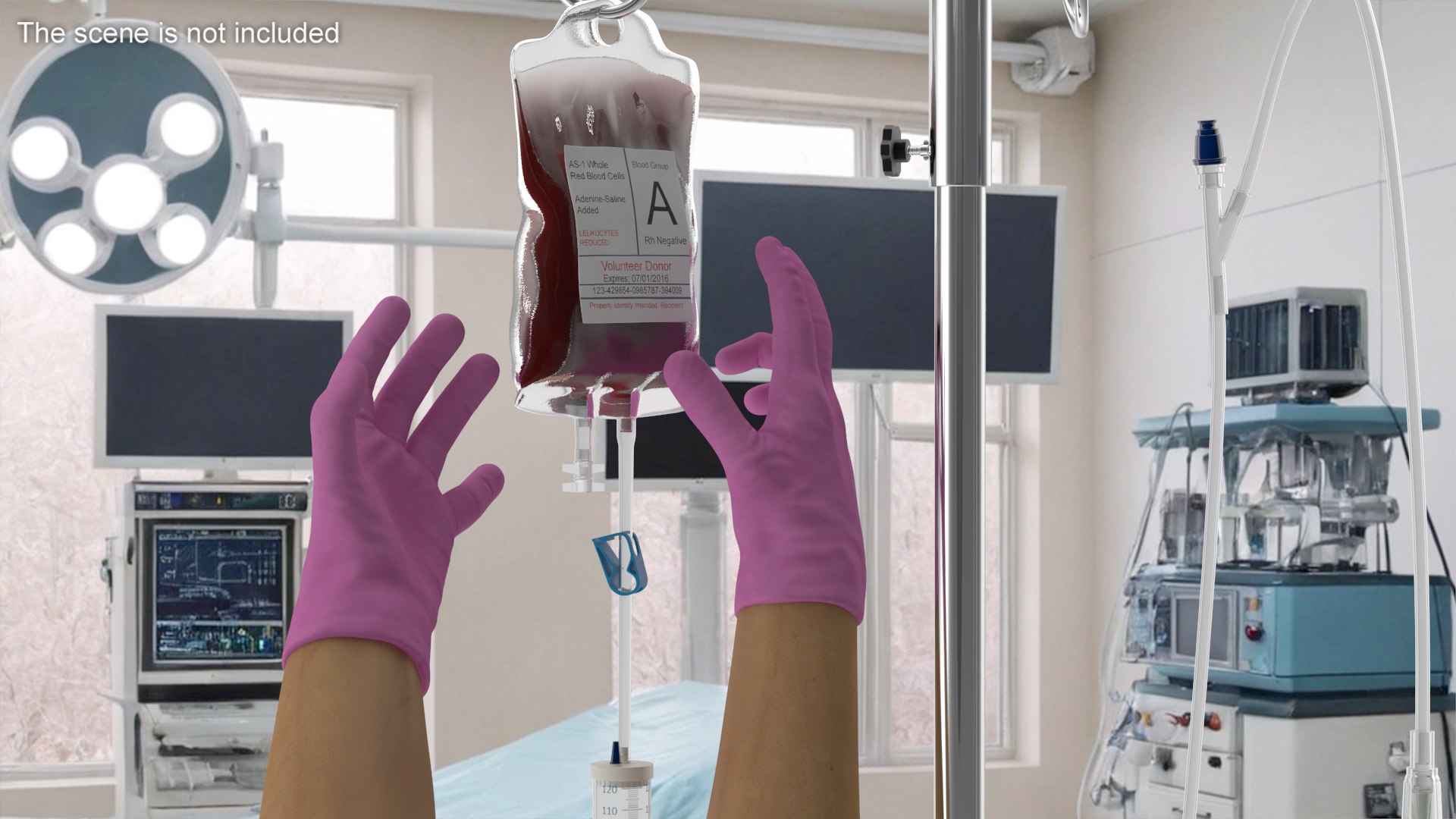 Medical Gloves On Hands Pink Rigged For Maya 3D Model - TurboSquid 2368904