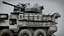 Voiture blindée Stryker M1296 Dragoon avec intérieur