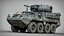 Voiture blindée Stryker M1296 Dragoon avec intérieur