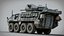 Voiture blindée Stryker M1296 Dragoon avec intérieur