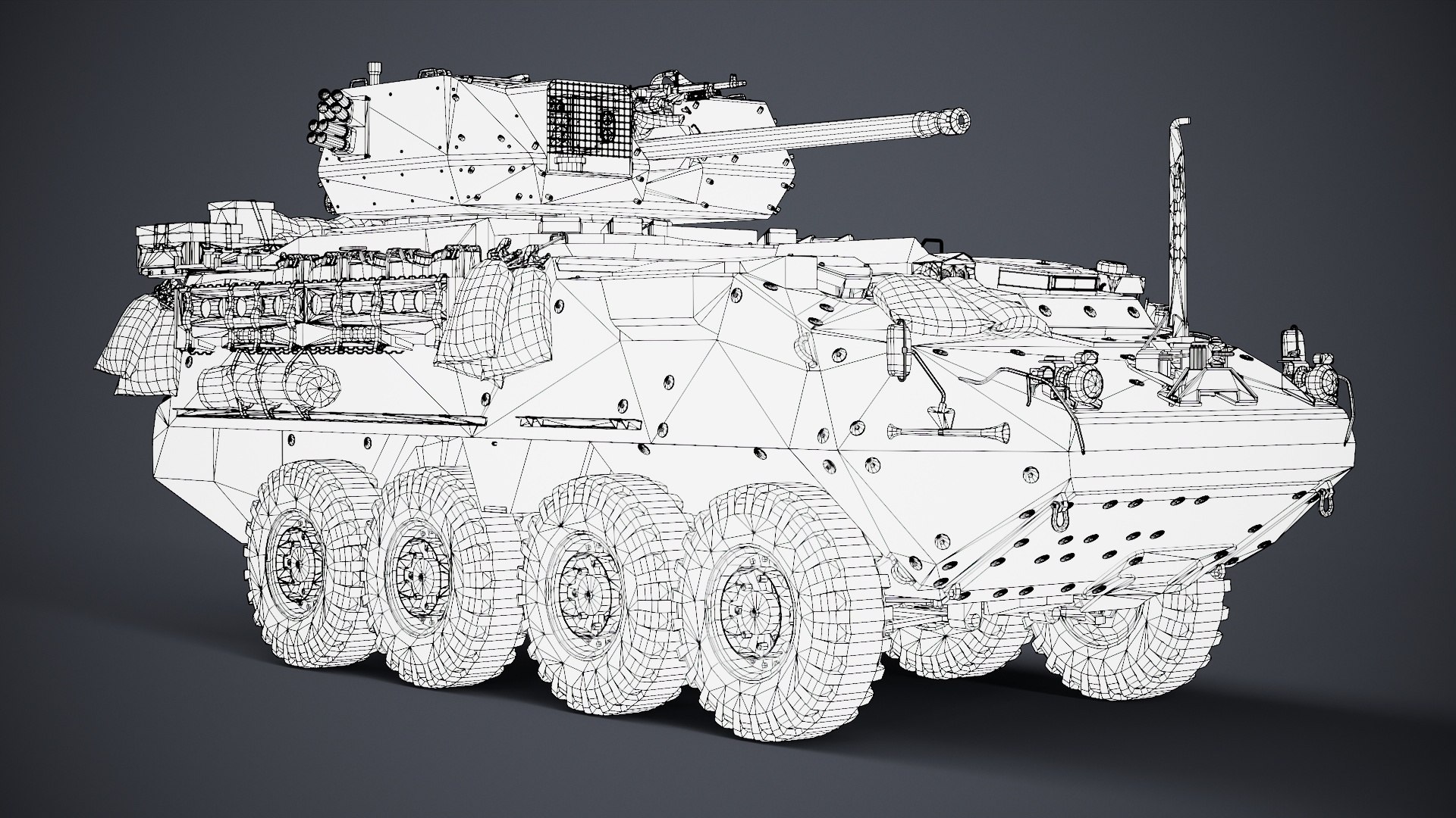 3D Stryker M1296 Dragoon Armored Car with Interior model https://p.turbosquid.com/ts-thumb/b3/g80J2O/XL/wire01/jpg/1731745938/1920x1080/fit_q87/f6207952f85cbd191999572538781096bb33e5e0/wire01.jpg