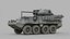 Voiture blindée Stryker M1296 Dragoon avec intérieur