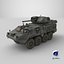 Voiture blindée Stryker M1296 Dragoon avec intérieur