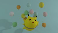 flying pikachu