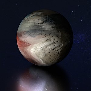 Dwarf Planet Pluto Cartoon