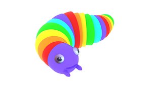 3D Fidget Slug model
