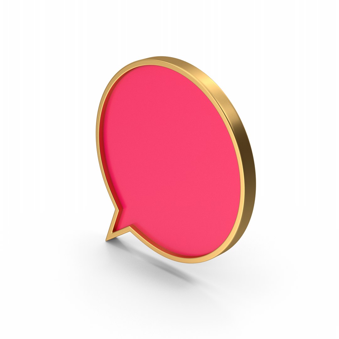 Pink Speech Bubbles 3D model https://p.turbosquid.com/ts-thumb/b3/oJyg6x/Qx/speechbubblesymbol.g03.2k/png/1731146969/1920x1080/fit_q87/e3dac2bfa7a1f390f3d251ea1fbcddacb4e0fdf8/speechbubblesymbol.g03.2k.jpg