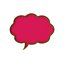 Pink Speech Bubbles