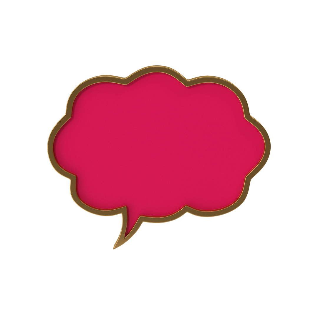 Pink Speech Bubbles 3D model https://p.turbosquid.com/ts-thumb/b3/oJyg6x/Ss/p/png/1731145982/1920x1080/turn_fit_q99/33d70d80ed1df34972765dd3e62febfedc35f4f5/p-1.jpg