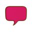 Pink Speech Bubbles