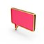 Pink Speech Bubbles
