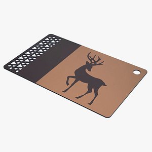 Deer Keychain 3D model
