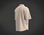 3D Mens T-shirt with a quarter zip with huge flap chest pocket model