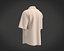 3D Mens T-shirt with a quarter zip with huge flap chest pocket model