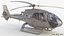 Airbus H130 Clay High Detail (modelo 3D de Vray en 3ds max)