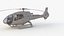 Airbus H130 Clay High Detail (modelo 3D de Vray en 3ds max)