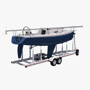 sailboat trailer model