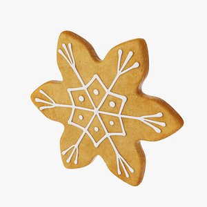 3D model Gingerbread Snowflake