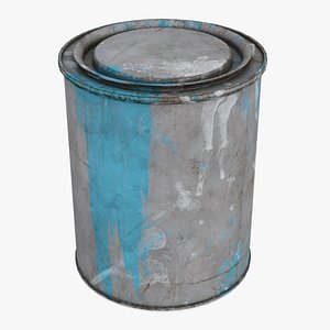 3D Paint Can 3 Old