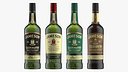 Zestaw butelek whisky Jameson