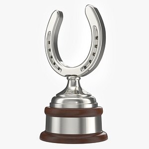 3D model Silver Horseshoe Award