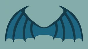 3D dragon wing