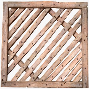 3D model Medieval Wooden Floor  Ceiling