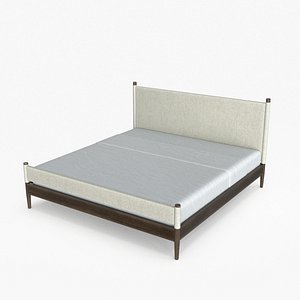 Bed King Beige