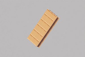 Chocolate Bar Cartoon 3D model