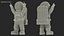 宇宙飛行士のおもちゃのキャラクター緑の幸せなポーズ