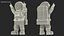 宇宙飛行士のおもちゃのキャラクター緑の幸せなポーズ