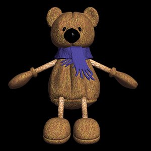 3d teddy bear teddybear model