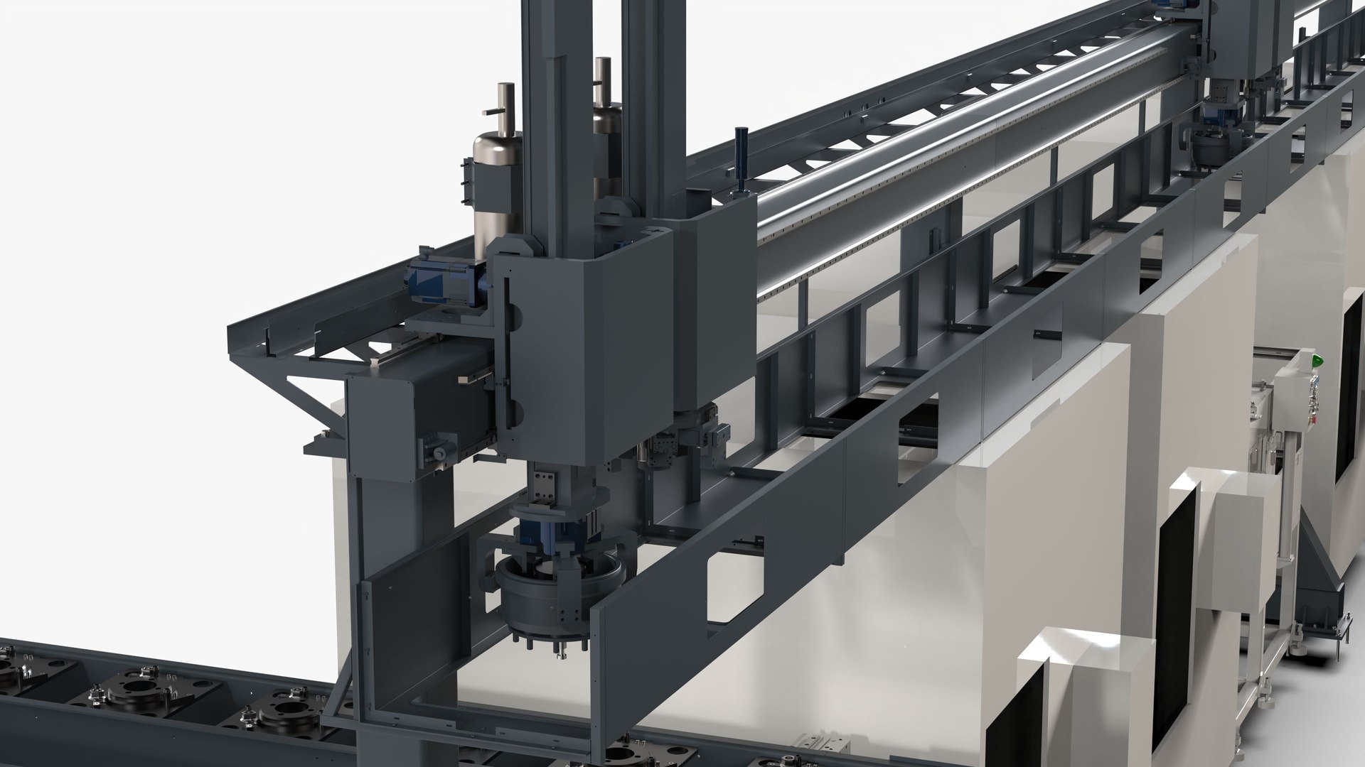 Automatic Brake Disc Truss Processing Line 3D Model - TurboSquid 1994849