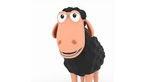 Cartoon Sheep 3D model
