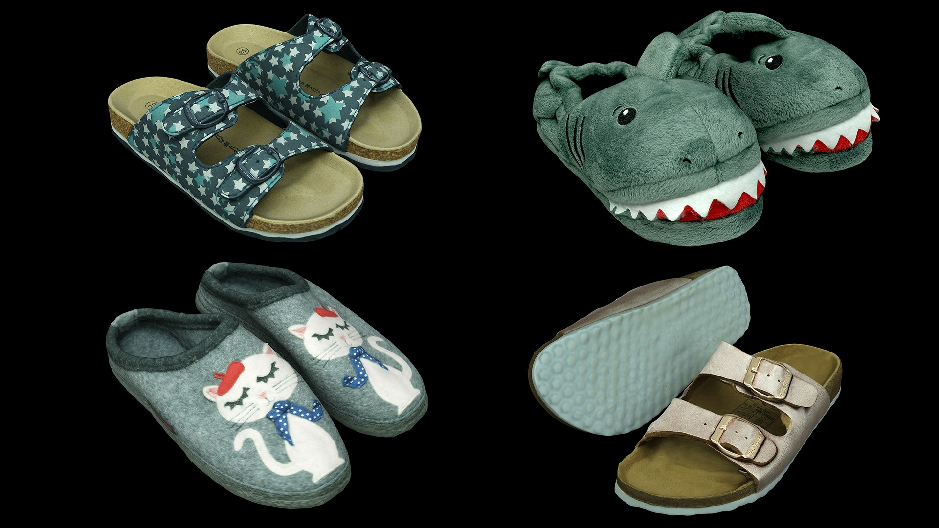 slippers shoes 3D model https://p.turbosquid.com/ts-thumb/b4/QfasIg/Fh/collection18/jpg/1613402902/1920x1080/fit_q87/c3747d93f494a24212db5394601e2f38b9252dbd/collection18.jpg