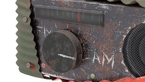 car radio scrap model